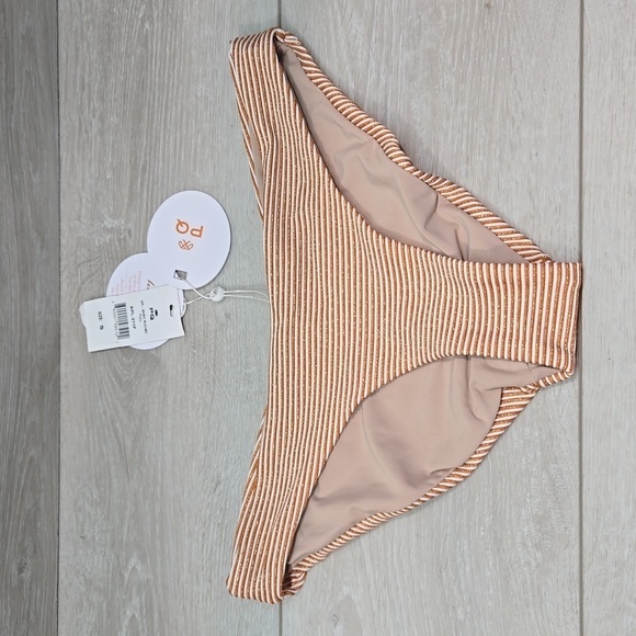 NWT PQ Women APL Basic Ruched Full swim bikini bottom sz S - Picture 1 of 8